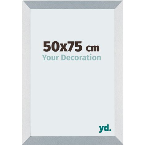 Cadre Puzzle 50x75 cm - Aluminium Brossé - MDF - Mura.