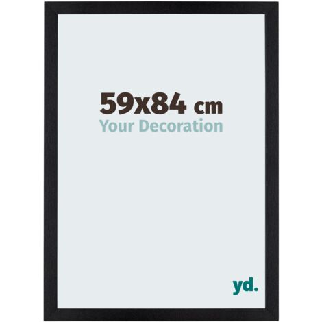Cadre Puzzle 59x84 cm - Noir Mat - MDF - Mura.