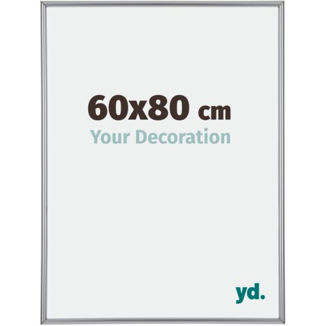 Cadre Puzzle 60x80 cm - cm - Argent Brillant - Plastique - Annecy.