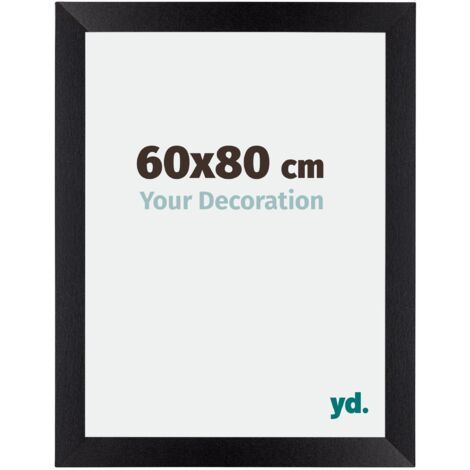 Cadre Puzzle 60x80 cm - cm - Noir Mat - MDF - Mura.