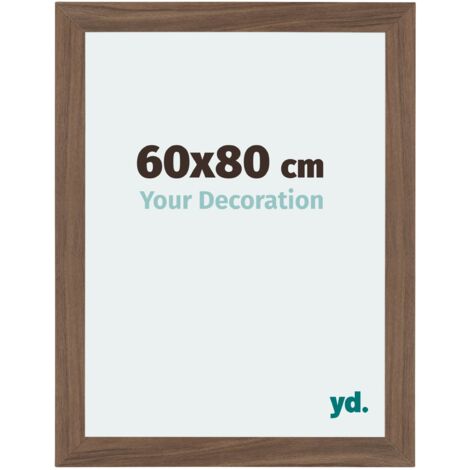 Cadre Puzzle 60x80 cm - cm - Noyer Foncé - MDF - Mura.