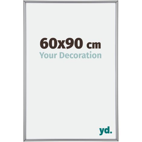 Cadre Puzzle 60x90 cm - cm - Argent Brillant - Plastique - Annecy.