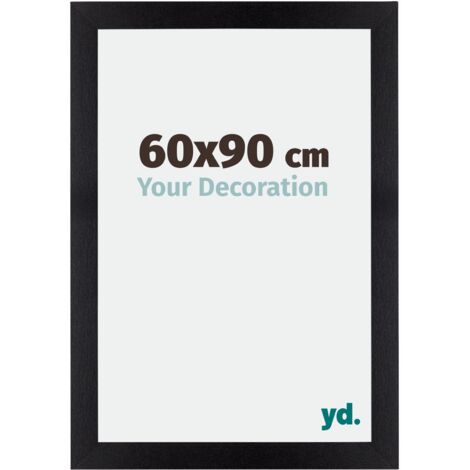 Cadre Puzzle 60x90 cm - cm - Noir Mat - MDF - Mura.