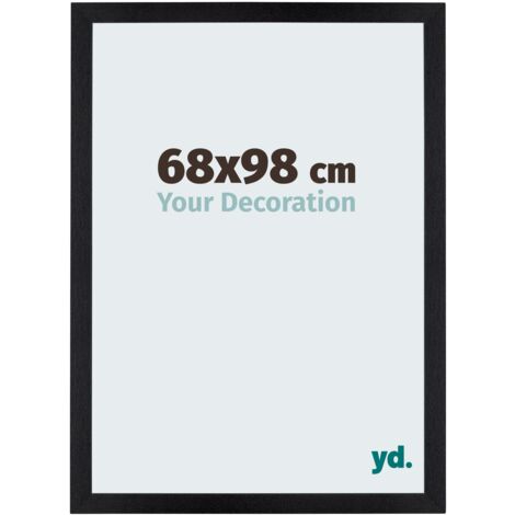 Cadre Puzzle 68x98 cm - Noir Mat - MDF - Mura.