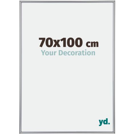 Cadre Puzzle 70x100 cm - Argent Brillant - Plastique - Annecy.