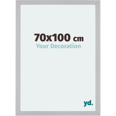Cadre Puzzle 70x100 cm - Argent Mat - MDF - Mura.