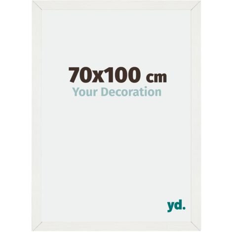 Cadre Puzzle 70x100 cm - Blanc Patiné - MDF - Mura.