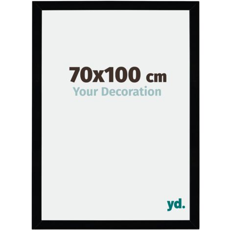 Cadre Puzzle 70x100 cm - Noir Brillant - MDF - Mura.