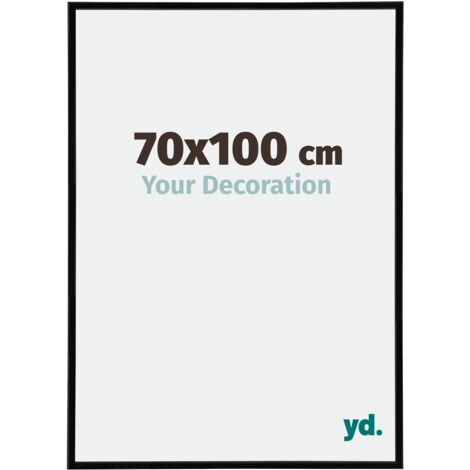 Cadre Puzzle 70x100 cm - Noir Très Brillant - Plastique - Annecy.
