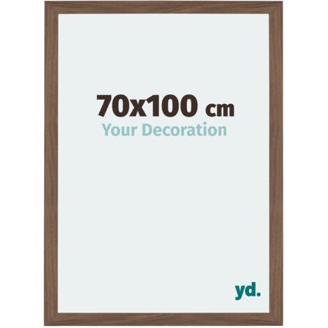 Cadre Puzzle 70x100 cm - Noyer Foncé - MDF - Mura.