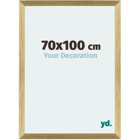 Cadre Puzzle 70x100 cm - Or Brillant - MDF - Mura.