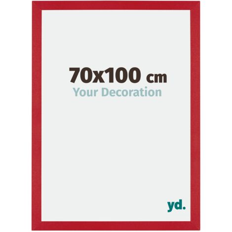 Cadre Puzzle 70x100 cm - Rouge - MDF - Mura.