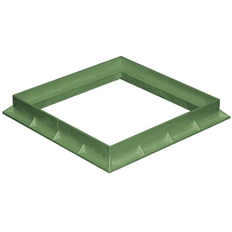 Cadre PVC 300 x 300 mm - Vert - First Plast