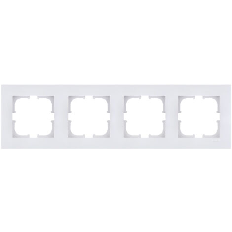 Cadre quadruple 4x blanc EXEN KARELL