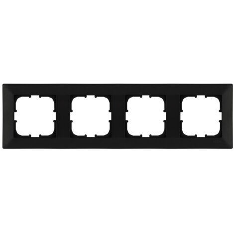 Cadre quadruple 4x noir métallique EXEN Odak