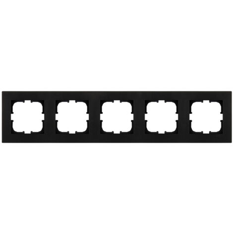 Cadre quintuple 5x noir métallique EXEN KARELL