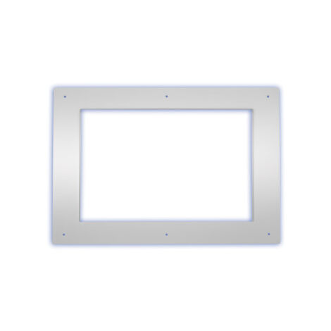 Cadre rétrofit à LED chromothérapie chromé pour plafonds de douche - Bossini HI0001030