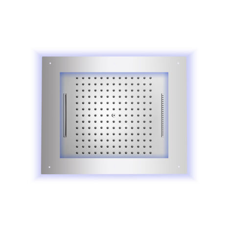 Cadre rétrofit à LED chromothérapie chromé pour plafonds de douche - Bossini HI0927030