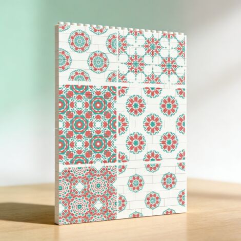 Cadre romantique adulte en blocs de construction, cadeau d’anniversaire