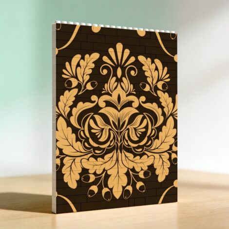 Cadre romantique créatif en blocs, cadeau d’anniversaire