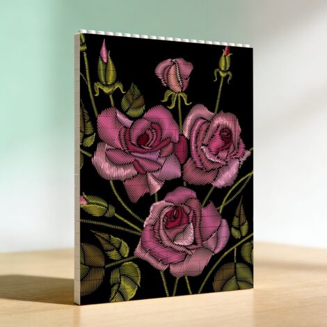 Cadre romantique en briques, cadeau pour saint valentin
