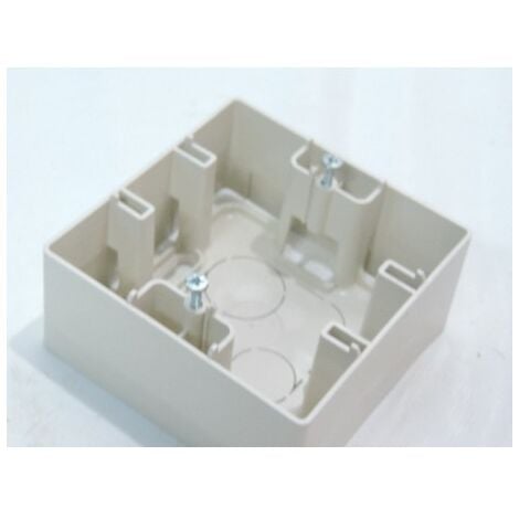 Cadre saillie 1 poste blanc pur 88.5x88.5x40mm pour pose saillie d(appareillage Niloé LEGRAND 664798