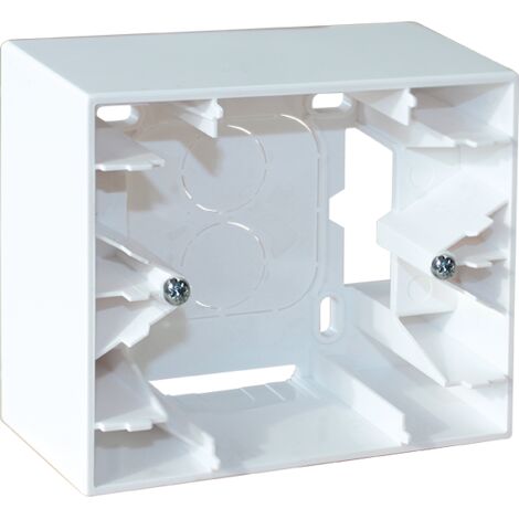 Cadre saillie 1 poste type A - COMETE Blanc