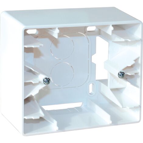 Cadre saillie 1 poste type B - Comète Blanc