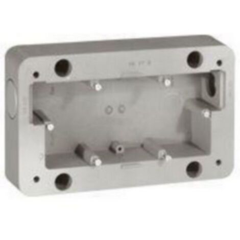 Cadre saillie 2 postes Soliroc IK10 Horizontal ou Vertical LEGRAND 077892