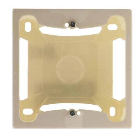 Cadre saillie 80x80x40mm entraxe 60 mm blanc