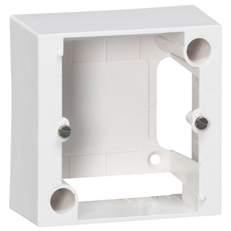 Cadre saillie 1 poste pour références 055422, 055425, 055427, 090134, 090136 et 090138 ivoire (055439)