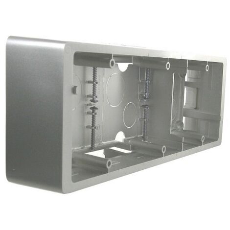 Cadre saillie Céliane 3 postes horizontal ou vertical titane LEGRAND 080246