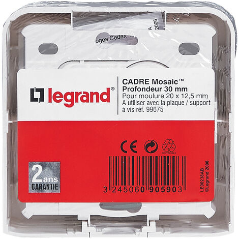 MOSAIC CADRE 2 MOD.30MM BLANC SACHET