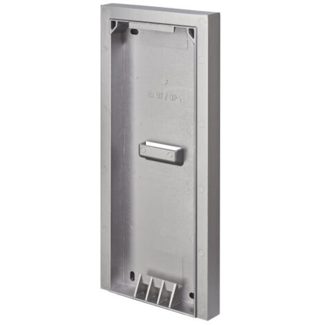 Cadre saillie sans visière pour heactr finition argent HECSACTR AIPHONE 150052