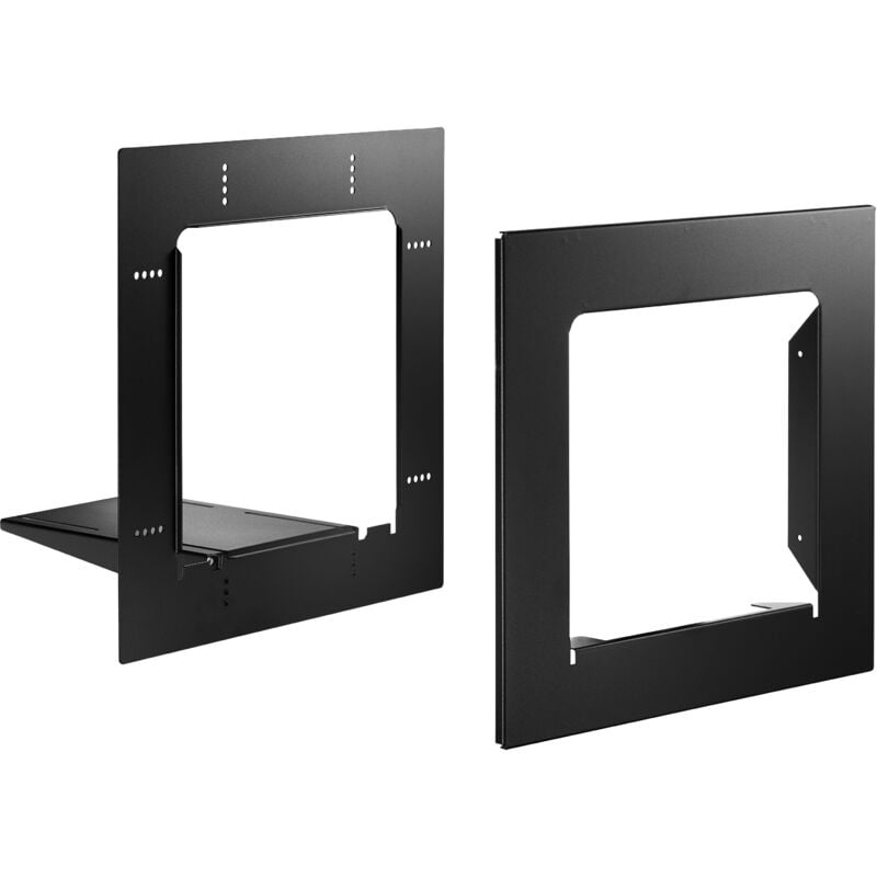 Cadres d'encastrement profil + pour boite aux lettres steelbox - gris ral 7016