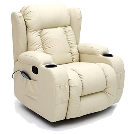 Cream best sale rocker recliner