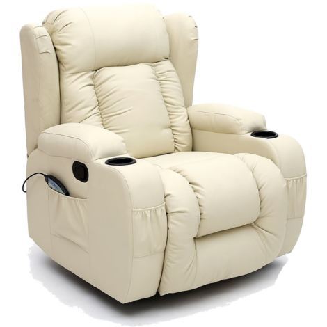 CAESAR LEATHER RECLINER CHAIR - different colors available