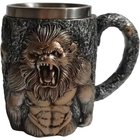 Caf Au Design Singe Enrag Pour Hommes 400ml Mug En R sine
