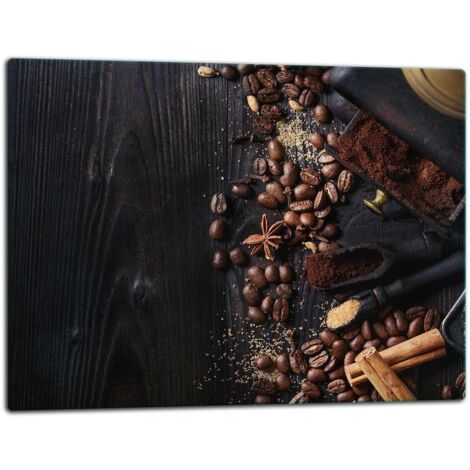 Caf de la plaque de verre 52x40 Caf