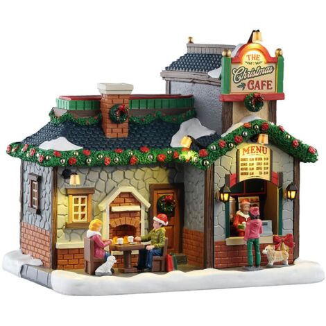 Café de Navidad iluminado 600x300x240