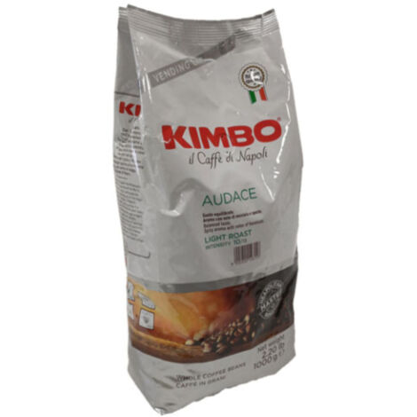 Café en grains KIMBO audace 1kg – Pour cafetière DELONGHI – Arôme intense et corps riche – Compatible avec machines à café