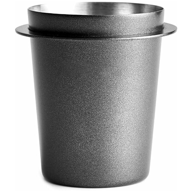 Café Portafilter Dosage Tasse Café Diviseur 58mm En Acier Inoxydable Café Dosage Tasse Poudre Alimentation Partie, Noir Fei Yu
