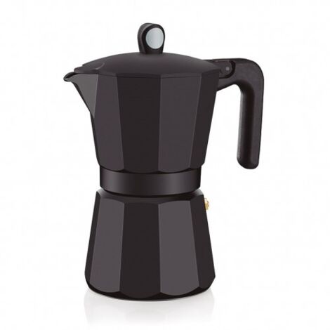CAFETERA ALUM.INDUCTION NOIR 12 TZ.MONIX - EHLIS