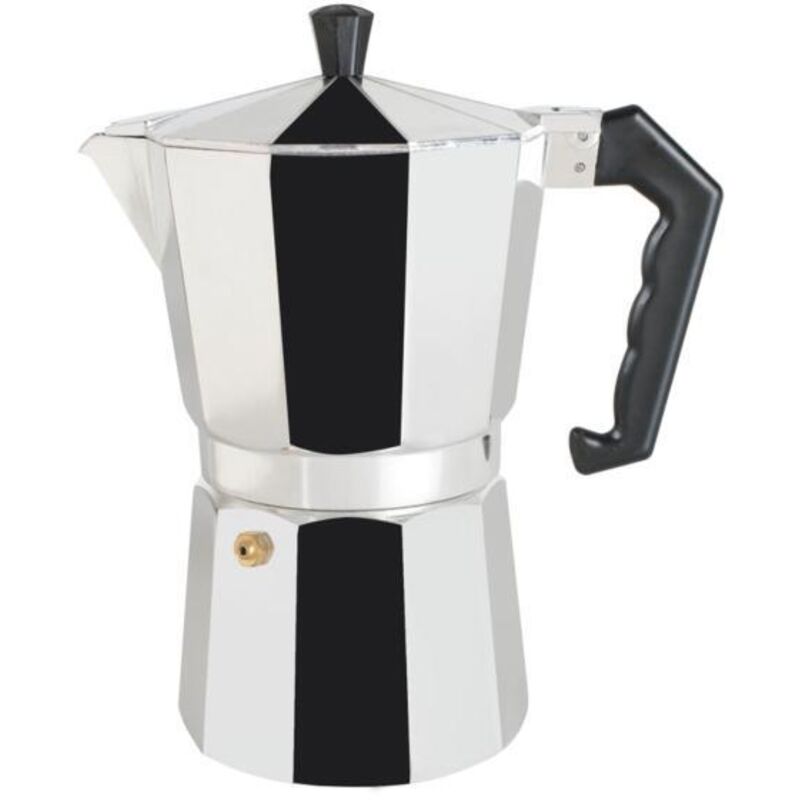 Habitex - Cafetera De Aluminio 9 Tazas Serie Classic