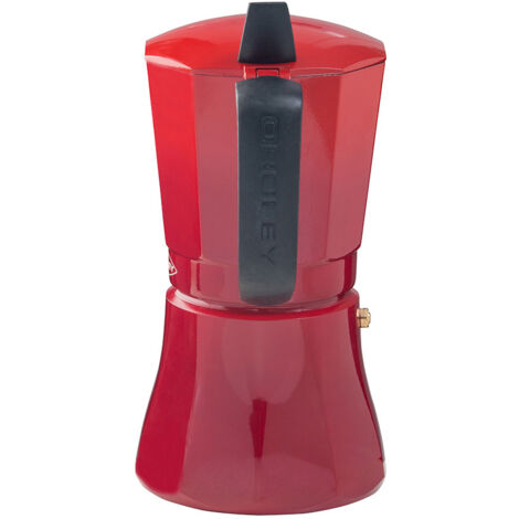 CAFETERA ALUMINIO INDUCCION PETRA ROJA 9 TAZAS - 215090411