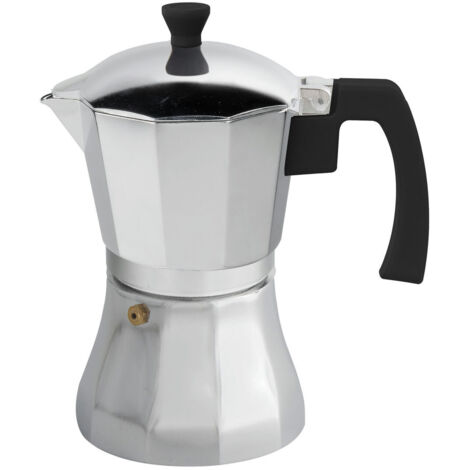 Cafetera aluminio inducción supreme 6 tazas gris