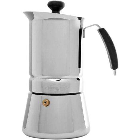 Cafetera Arges de acero inoxidable - 4 tazas