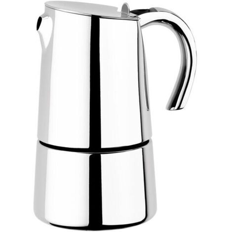 Cafetera BRA Bella inoxidable 6 tazas para todo fuego