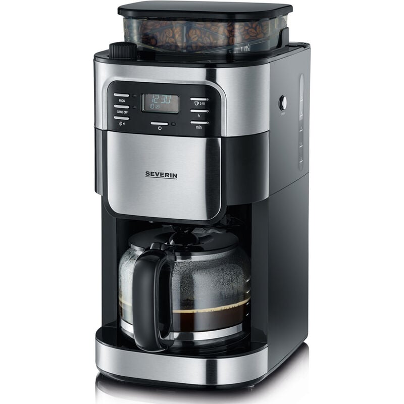 Cafetera con molinillo programable integrado 15 tazas 1000w - ka4810 Severin