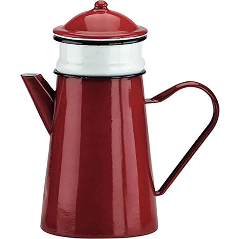 Cafetera cónica de filtro - 1,5 l - Rojo